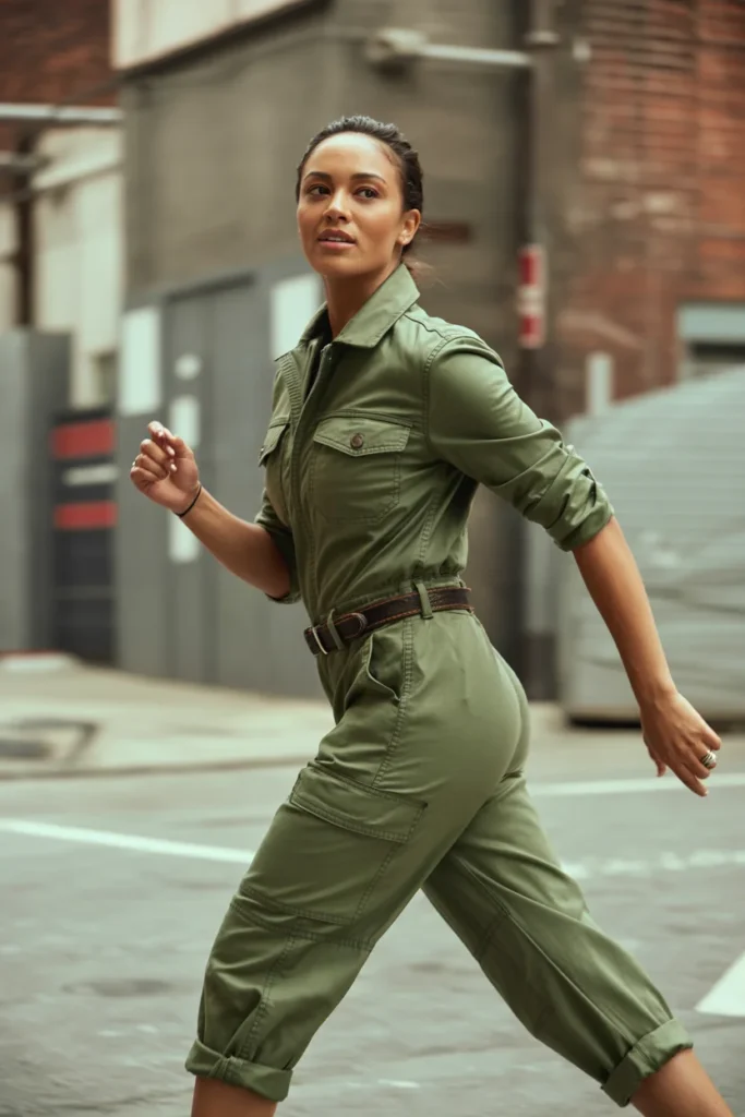 Cargo jumpsuit casual outfit