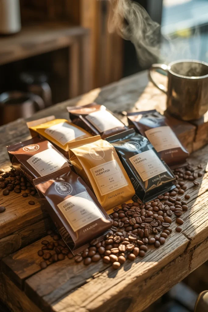 Coffee sampler stocking stuffer