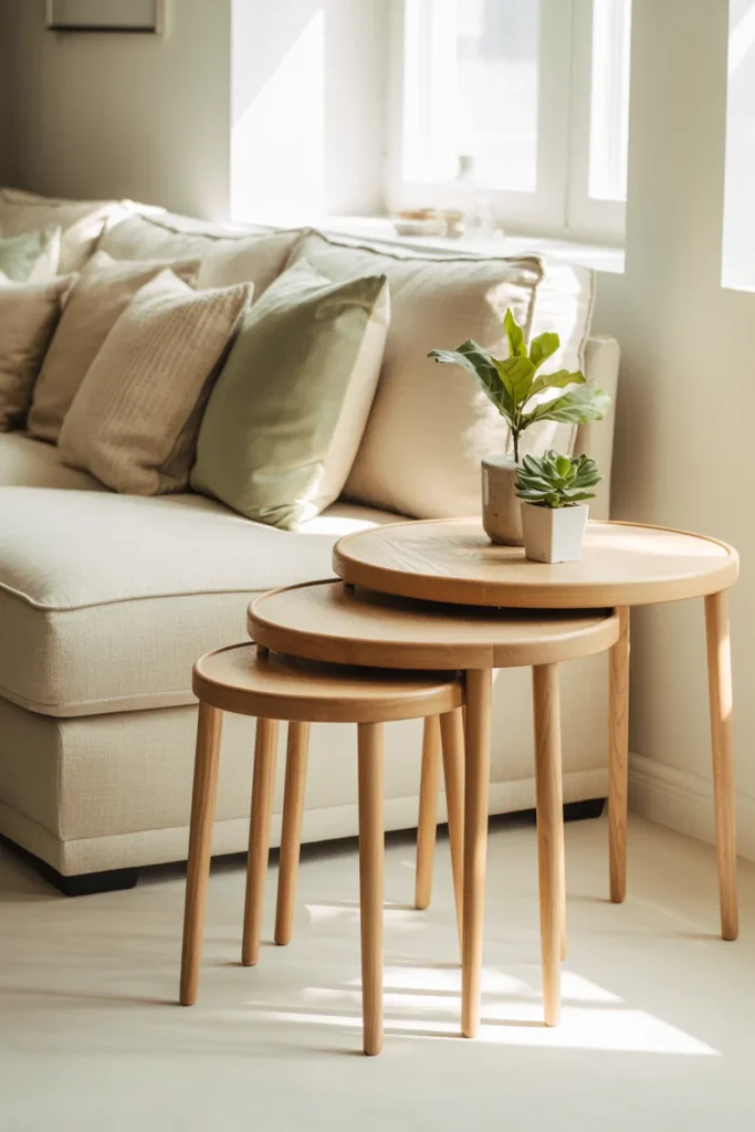 Compact living room design