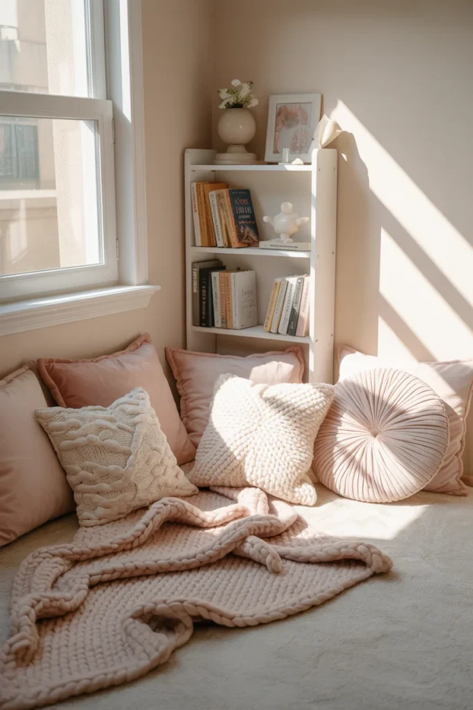 Cozy teen bedroom nook