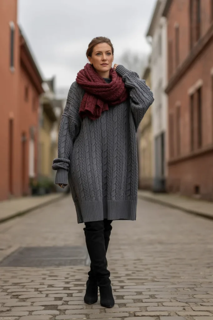 Cozy winter looks dress