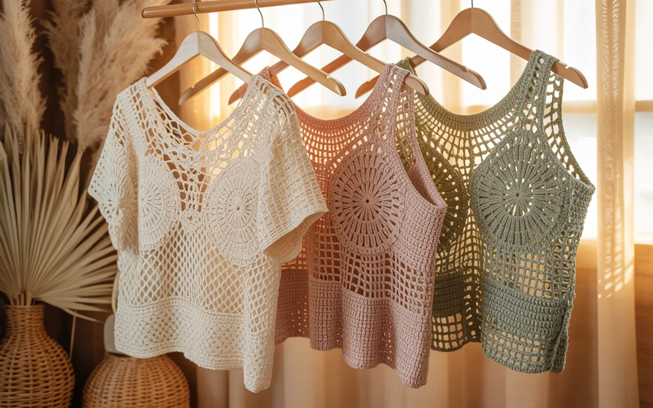 Crochet tops for women