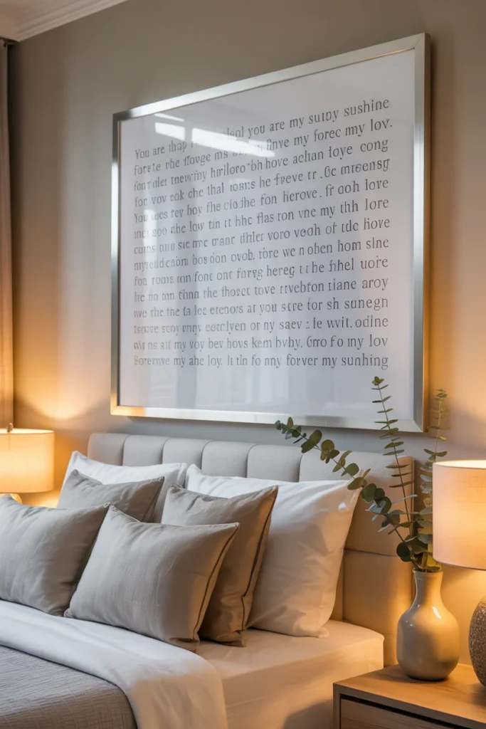 Custom lyrics print engagement