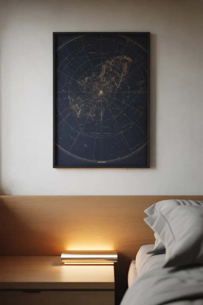 Custom star map 50th birthday