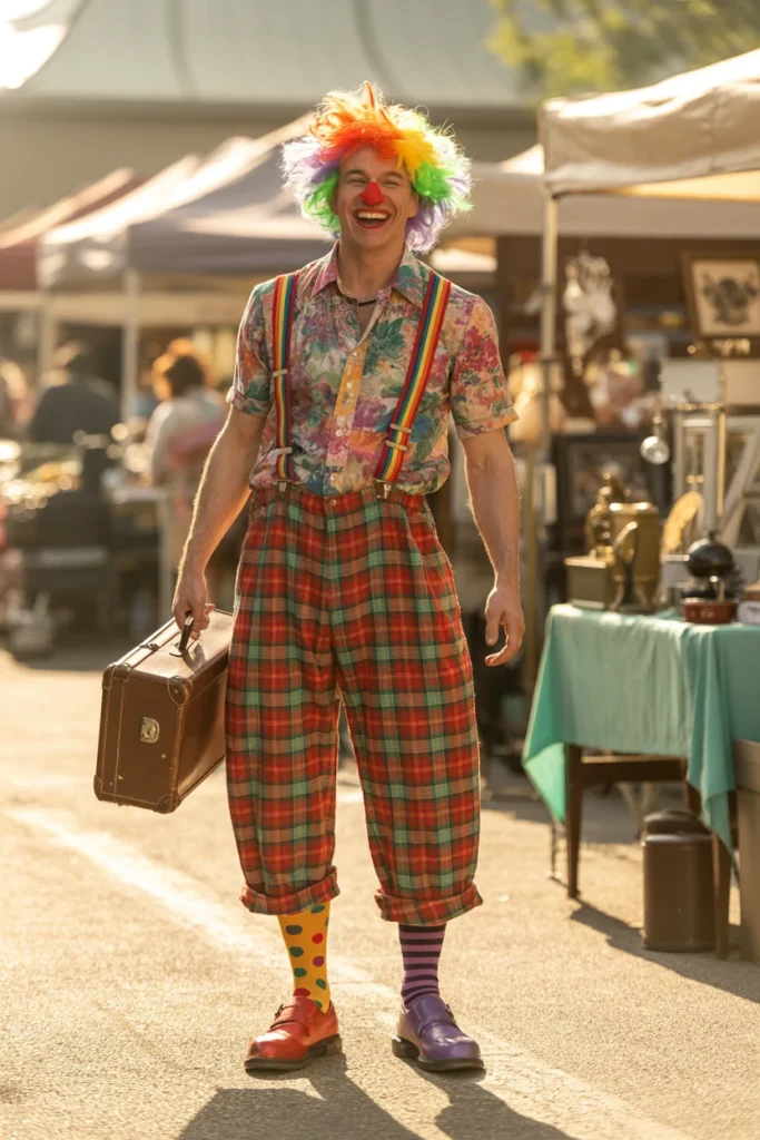 DIY clown party outfit