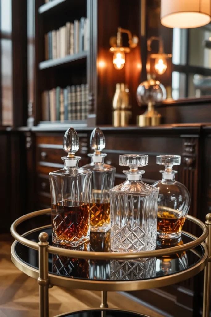 Engraved decanter engagement gift