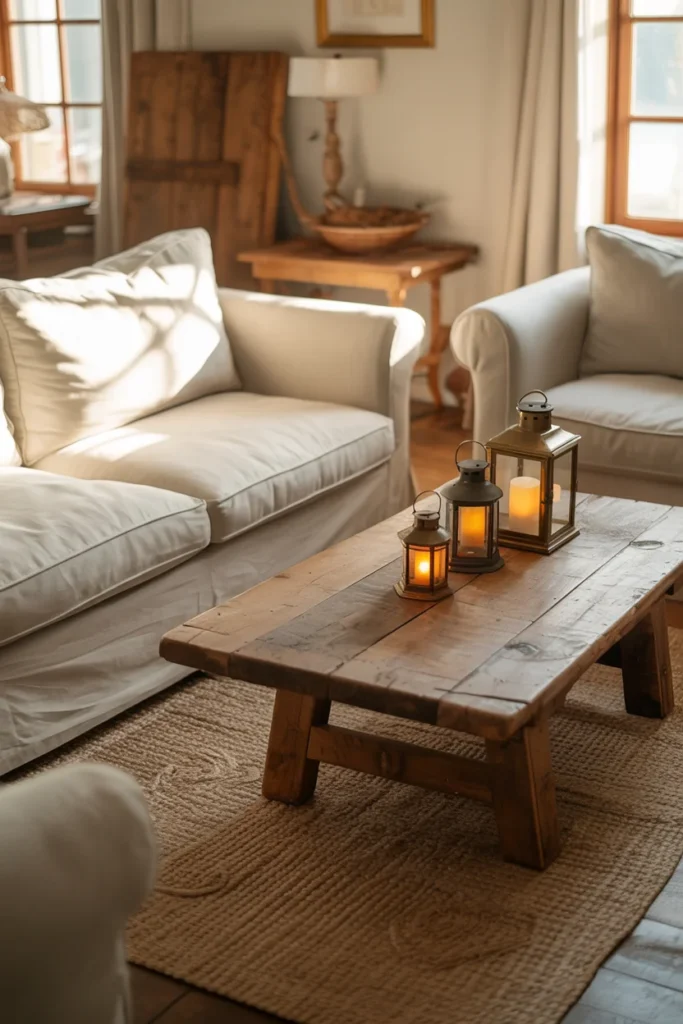 Farmhouse jute carpet ideas