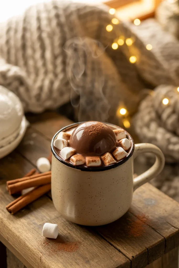 Gourmet hot chocolate bombs
