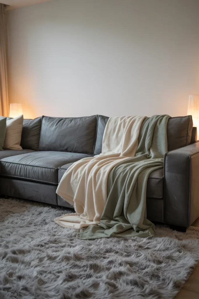 Gray shag carpet ideas