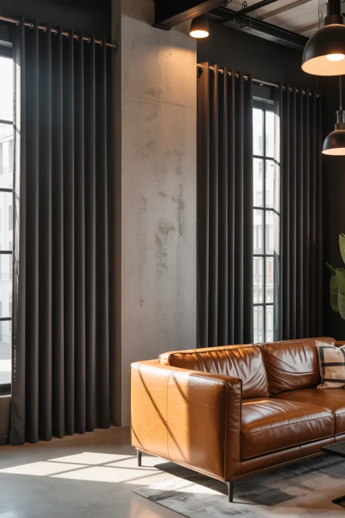 Grommet-Top Curtains for a Modern Look