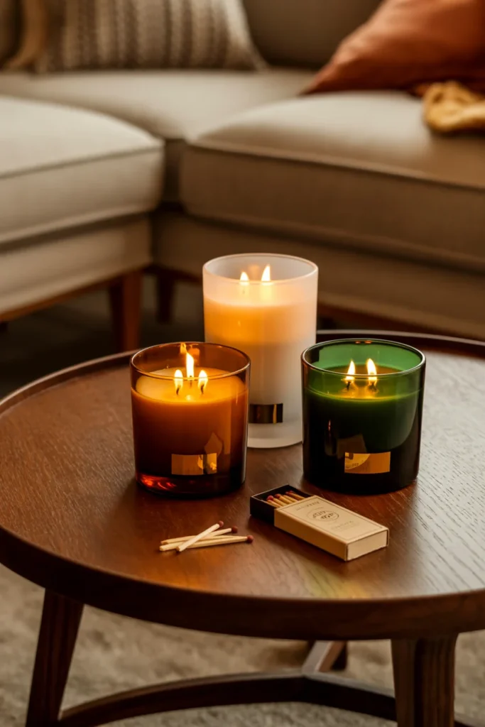 Luxury candle set housewarming gift