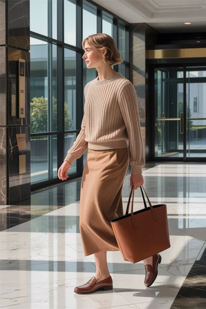 Minimalist crew neck crochet