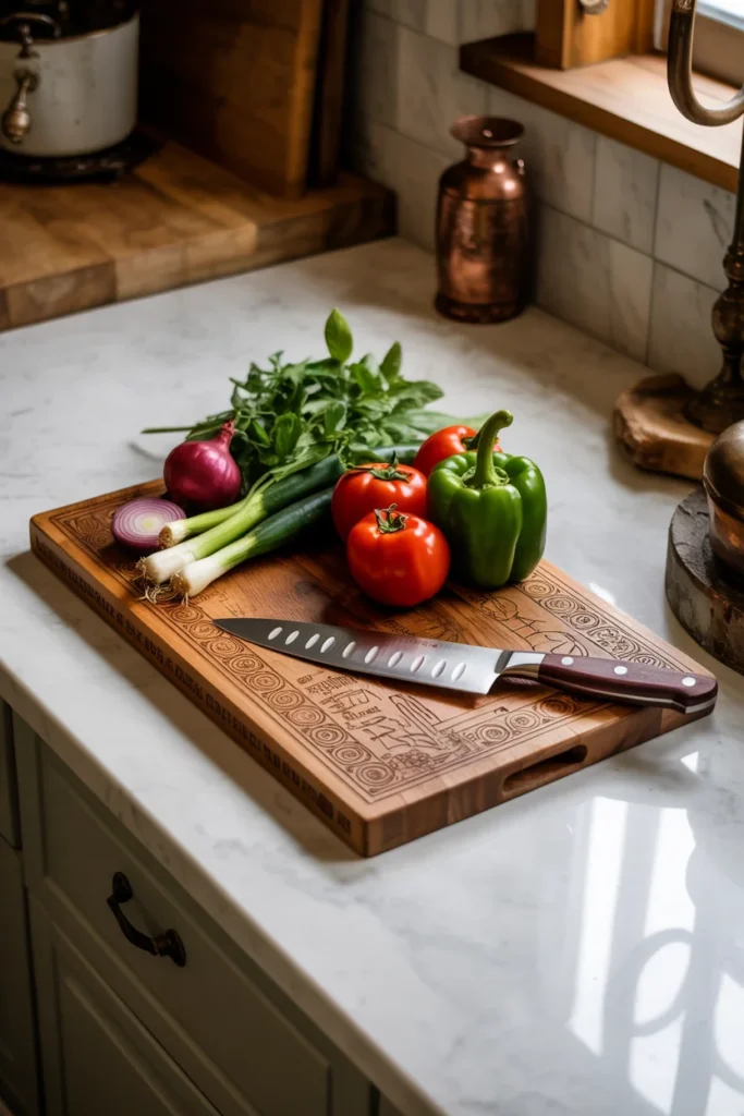 Personalized bridal shower gifts cutting board