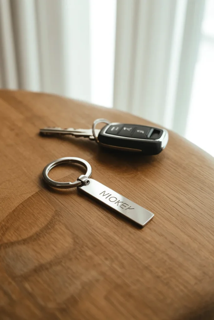 Personalized keychain for women