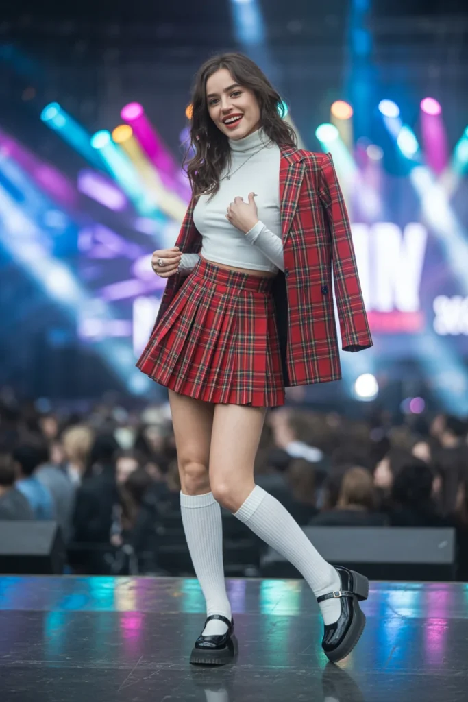 Plaid Twice inspired outfit