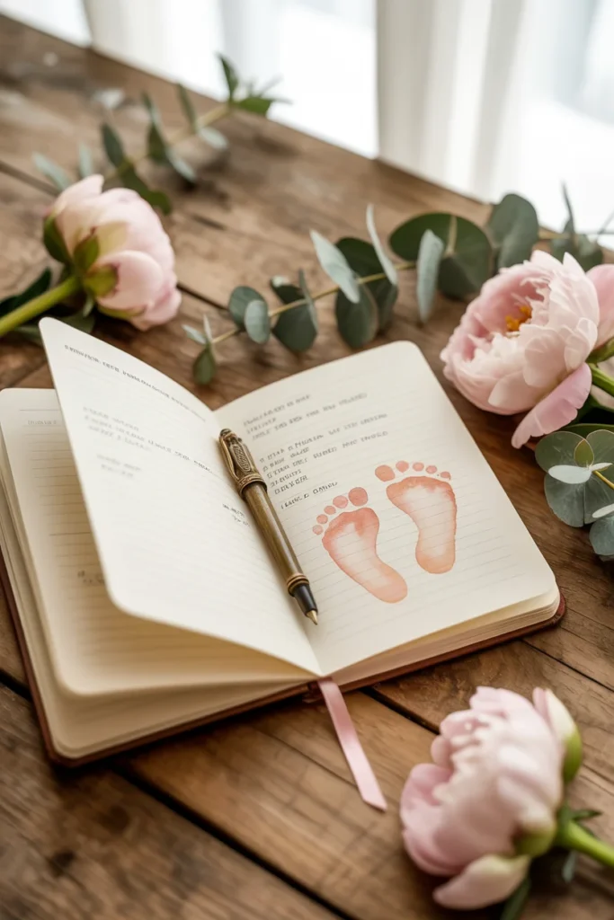 Pregnancy journal memory book