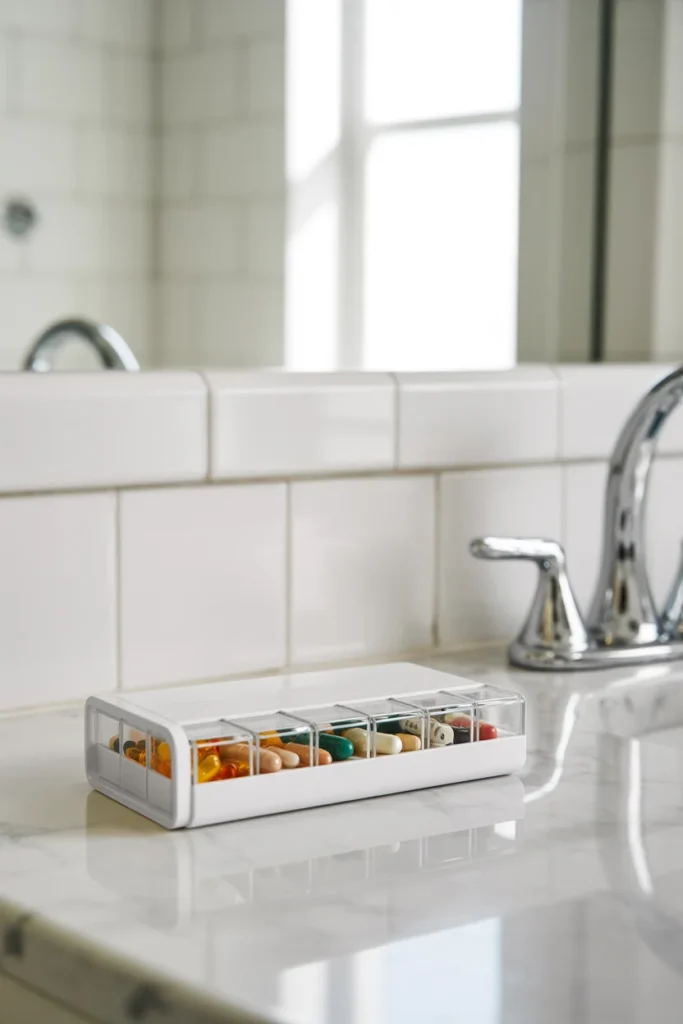 Prenatal vitamin organizer