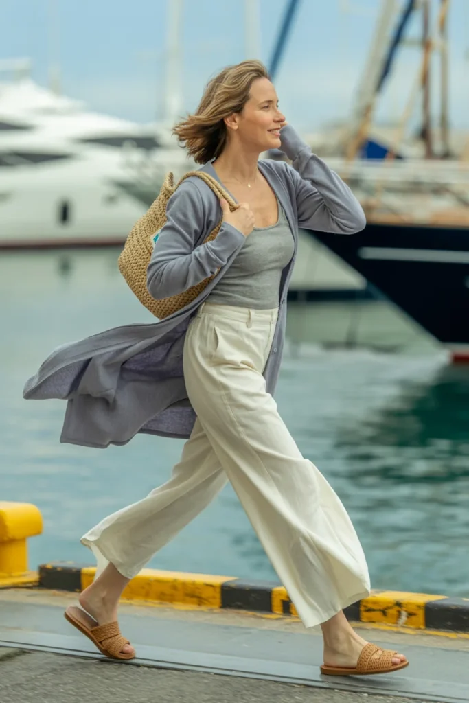 Sweater set elegant casual style