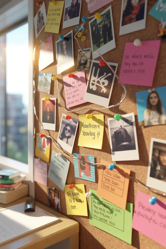 Teen room inspiration board