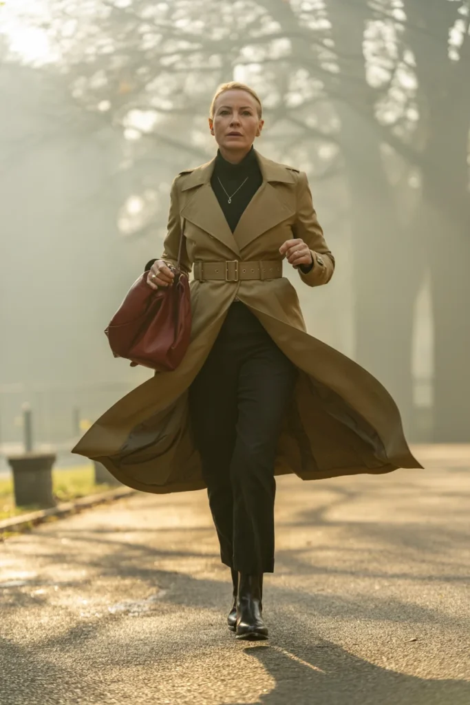 Trench coat elegant timeless outfit