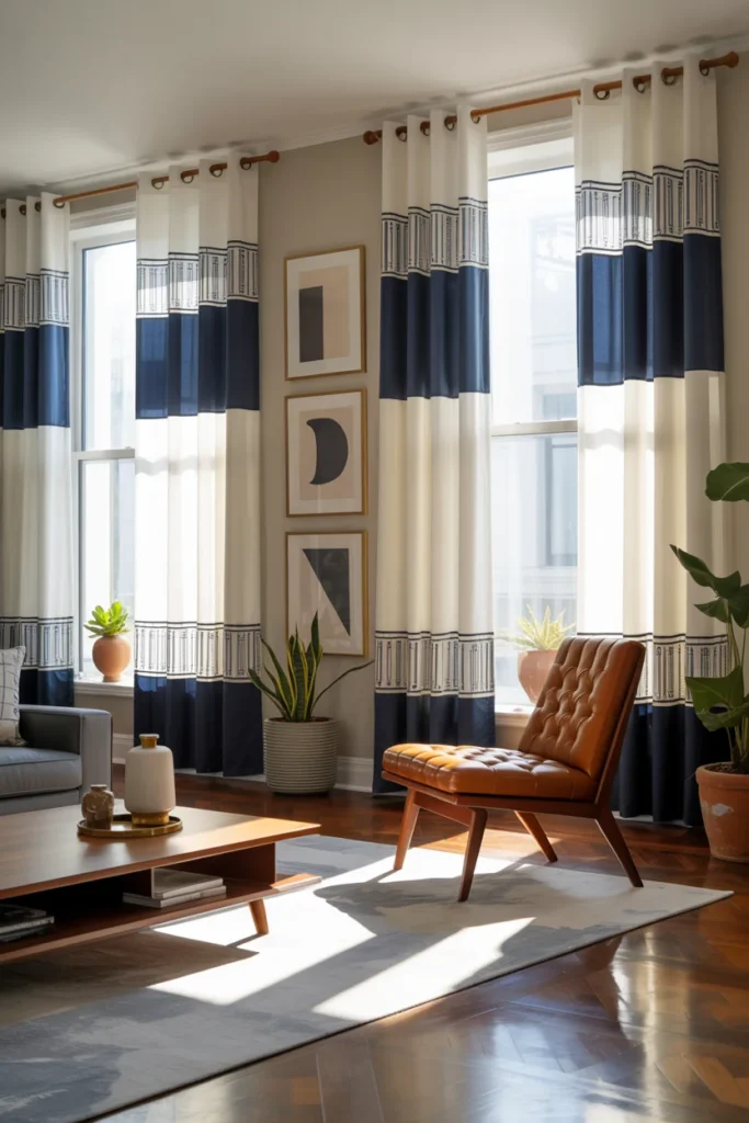 Two-Tone Curtains