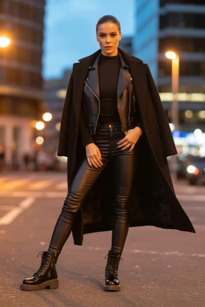 Winter fashion trends black