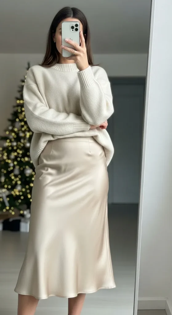 Work holiday party attire skirt