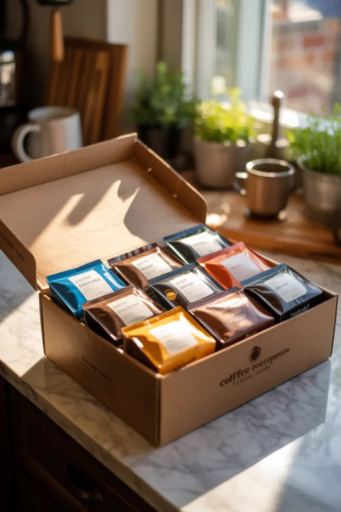 coffee subscription gift box