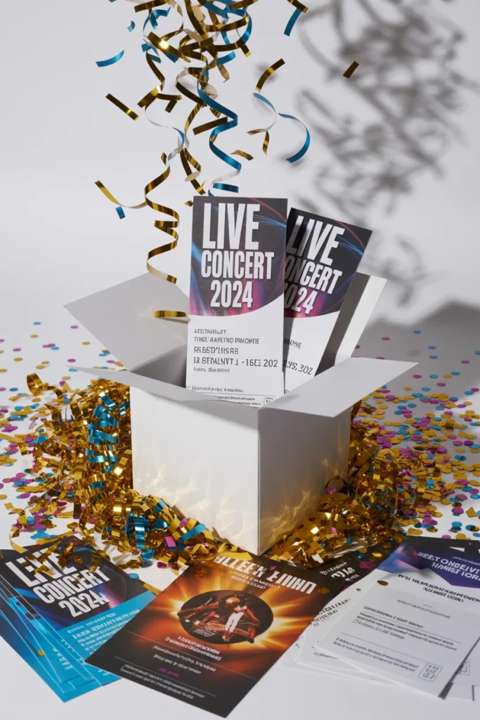 concert tickets birthday gift