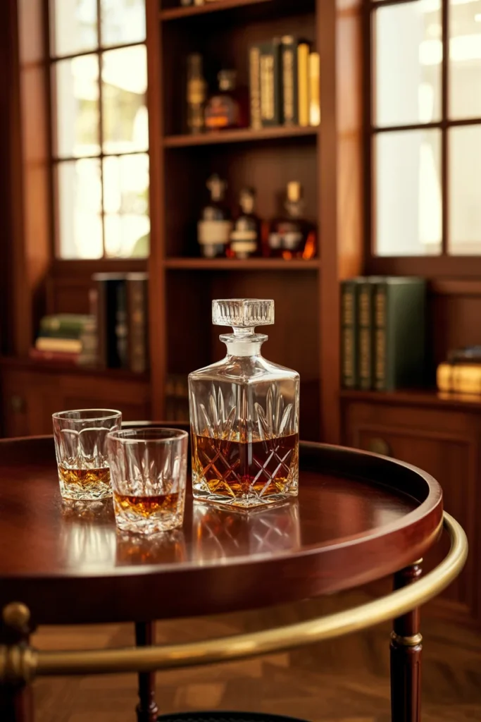 personalized whiskey decanter set