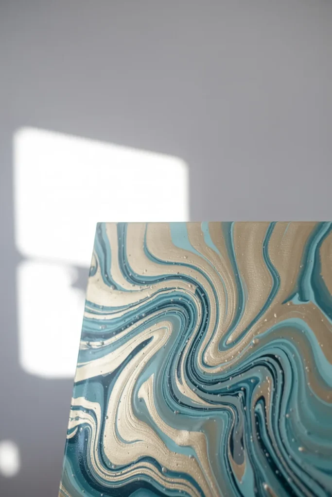 Abstract living room canvas art