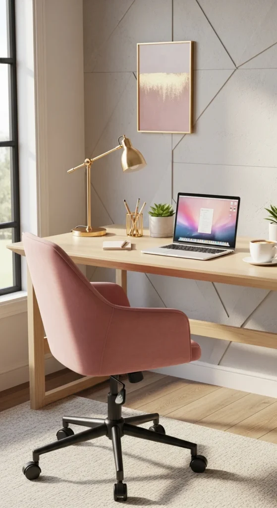 Aesthetic office chair decor