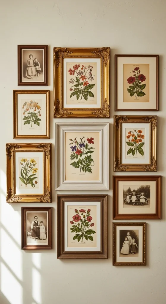 Antique picture frames cottage