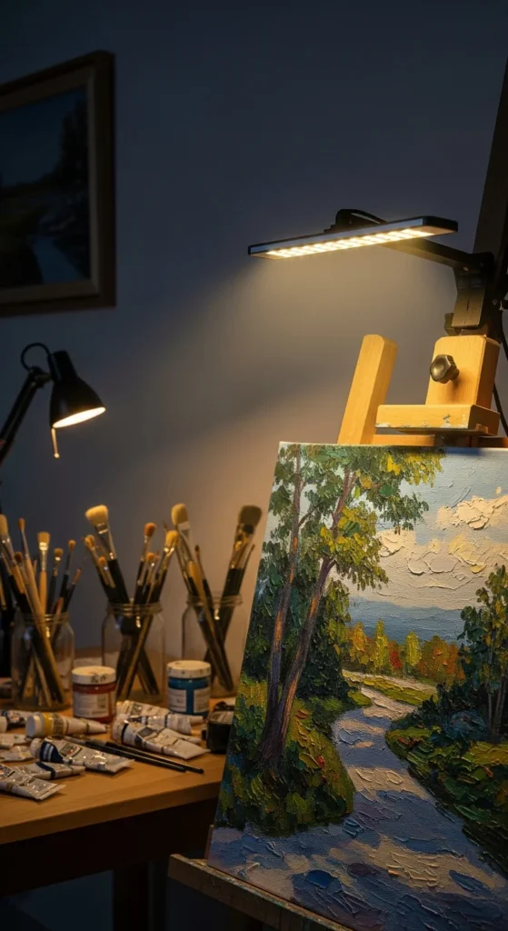 Artist easel light gift