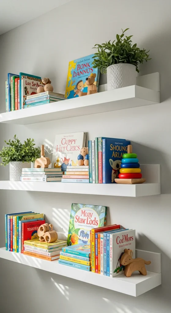 Baby room storage ideas