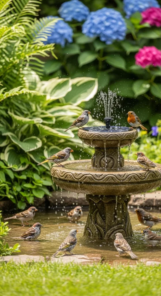 Bird watcher gifts fountain