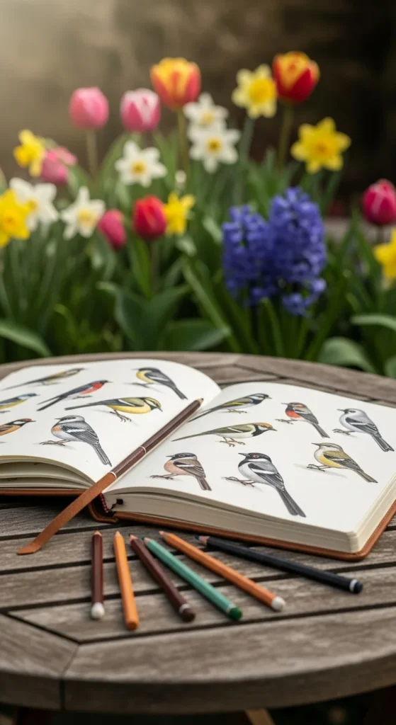 Bird watching journal gift