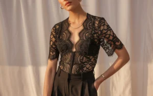 Black Lace Top Outfit Ideas