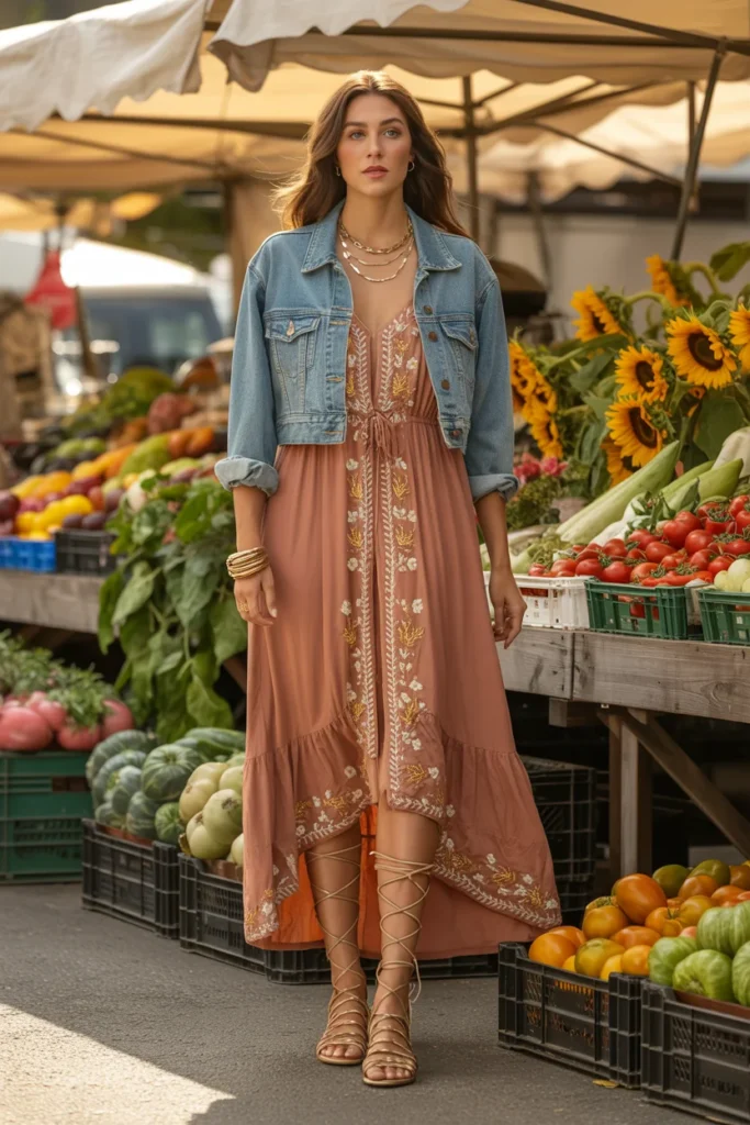 Boho first date outfit
