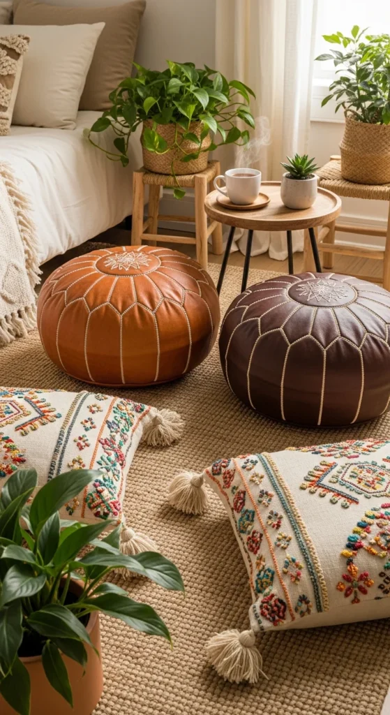 Boho floor seating ideas