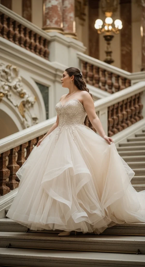 Classic burgundy prom dress