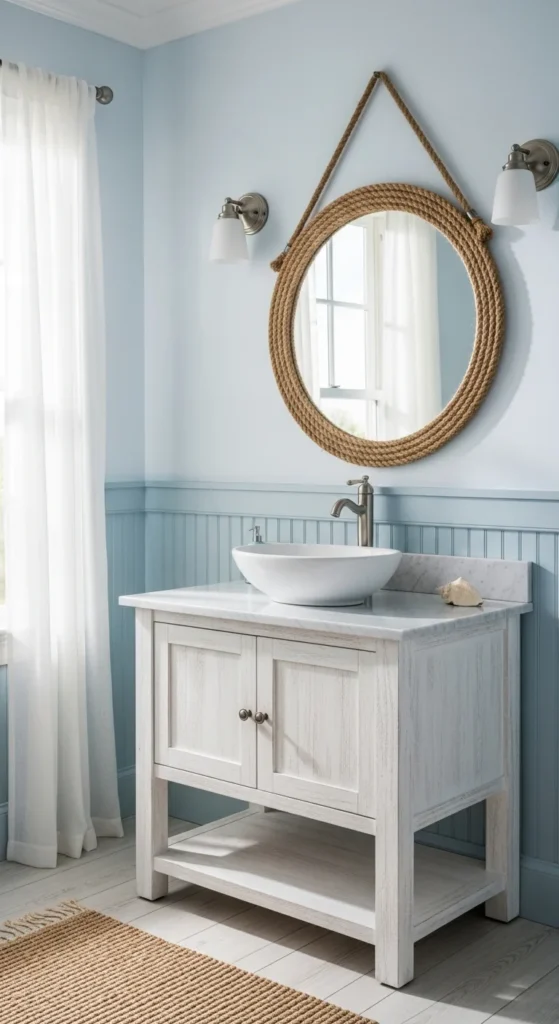 Coastal Vibes with Soft Blues and Whites