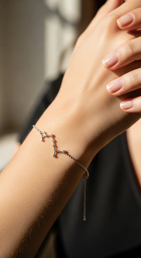 Constellation bracelet Valentine gift her