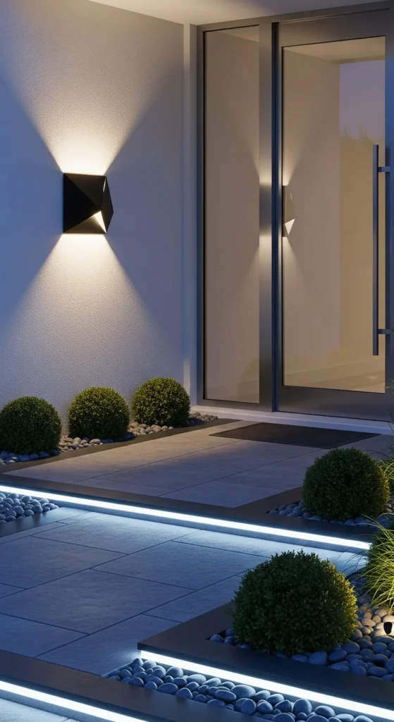 Contemporary outdoor lighting fixtures