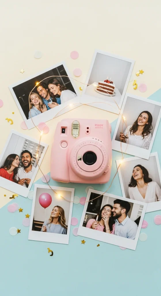 Creative 21st birthday camera gift