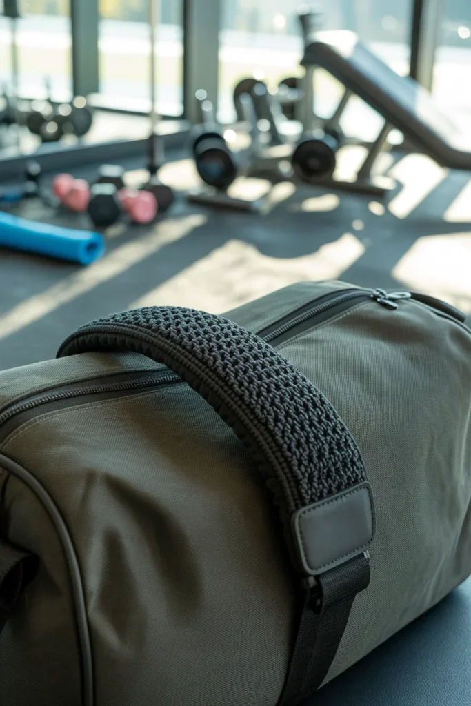 Crochet tote bag men