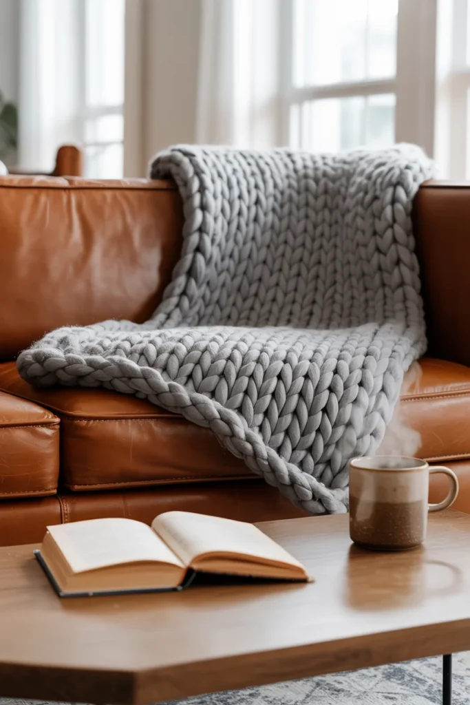 Crochet blanket gift men