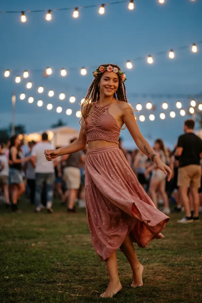 Crochet halter top set