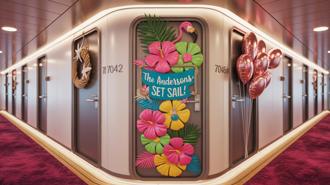 Cruise ship door decorating ideas