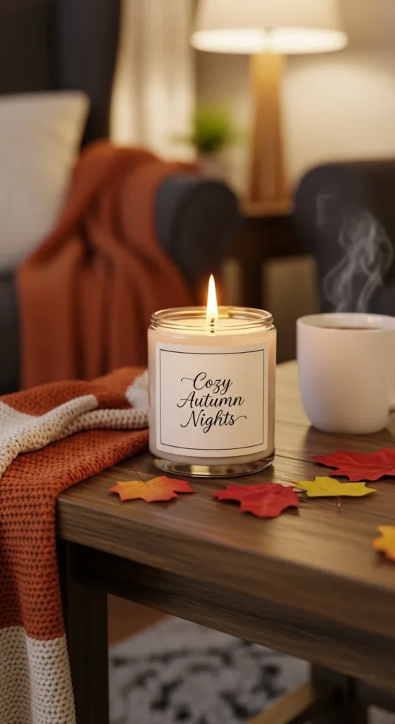 Custom bridesmaid candle gift